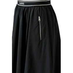 MISS LAGOTTE Damen Rock 97022‑9990 – Schwarzer Midirock mit LOVE-Bund