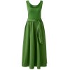 MISS LAGOTTE Damen Kleid 97018-6438 – Ärmelloses Maxikleid in Green 42