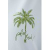 MISS LAGOTTE Damen T-Shirt 97035-5028 – Sommer-Shirt mit Palmenstickerei in Baby Blue