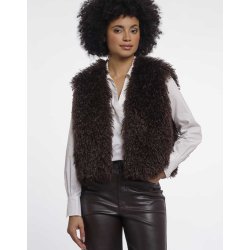 RINO & PELLE Damen Weste Sensy 7002612 – Kuschelige Faux‑Fur Weste 40