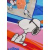 CODELLO Damen Nicki Tuch Snoopy 61T0110‑BLU2 – Seidentuch mit Snoopy Strandmotiv in Blau