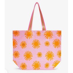 CODELLO Damen Shopper Sun Pattern Mix – im Sonnen‑ & Ornament‑Print in Pastell