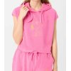 CODELLO Damen Hoodie Frottee Snoopy Beach 61B0014 – Pinker Beach Hoodie mit Snoopy‑Print