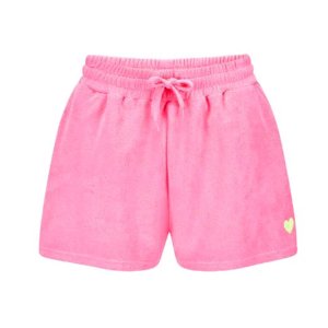 CODELLO Damen Shorts Frottee Snoopy Beach 61B0027 – Pinke Beach Shorts mit Snoopy‑Detail