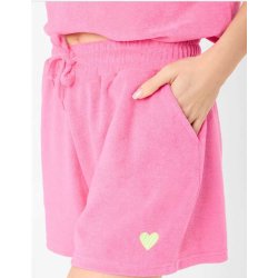 CODELLO Damen Shorts Frottee Snoopy Beach 61B0027 – Pinke Beach Shorts mit Snoopy‑Detail