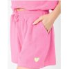 CODELLO Damen Shorts Frottee Snoopy Beach 61B0027 – Pinke Beach Shorts mit Snoopy‑Detail