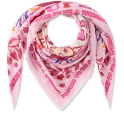 CODELLO Damen Tuch Superwomen Printed Square Cotton...