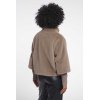 RINO & PELLE Damen Jacke Nesrin 7002611 – Kuschelige Kurzjacke in Faux‑Fur‑Optik in Mocha Latte