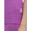 SENSES The Label Damen Top SE2602‑3457‑31 – Ripp‑Top in Lila