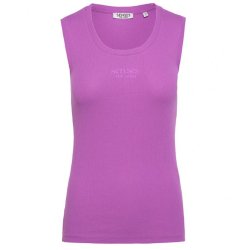 SENSES The Label Damen Top SE2602‑3457‑31 – Ripp‑Top in Lila XL