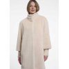 RINO & PELLE Damen Mantel Pilar 7002611 – Eleganter Faux‑Fur Mantel mit Strickdetails in Birch 40