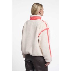 RINO & PELLE Damen Jacke Sinai 7002611 – Teddyjacke mit Reißverschluss & Leo‑Details 40