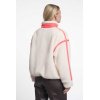 RINO & PELLE Damen Jacke Sinai 7002611 – Teddyjacke mit Reißverschluss & Leo‑Details 40
