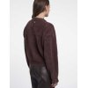 RINO & PELLE Damen Strickjacke Bento 5002612 – Kurzer Cardigan mit Reißverschluss in Coffee Roast