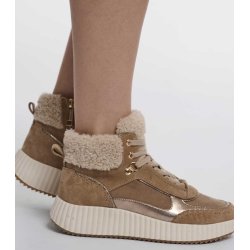 RINO & PELLE Damen High Sneaker Grace 1002612 – Leder‑Mix Sneaker mit Teddy‑Detail