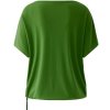 MISS LAGOTTE Damen T‑Shirt 97028 – Fließendes Shirt mit Tunnelzug