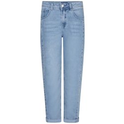 RED BUTTON Damen Jeans SRB4912 Caitlina Sidepatch – High Rise Loose Fit Jeans in Bleach