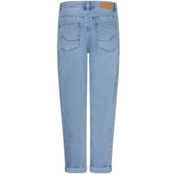 RED BUTTON Damen Jeans SRB4912 Caitlina Sidepatch – High Rise Loose Fit Jeans in Bleach