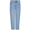 RED BUTTON Damen Jeans SRB4912 Caitlina Sidepatch – High Rise Loose Fit Jeans in Bleach