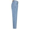 RED BUTTON Damen Jeans SRB4912 Caitlina Sidepatch – High Rise Loose Fit Jeans in Bleach