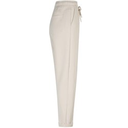 RED BUTTON Damen Hose SRB4803 Stella Schuba Pant – High Rise Regular Fit in Ecru