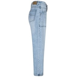 RED BUTTON Damen Jeans SRB4781 Casey Patchpockets – High Rise Slightly Loose Fit in Bleach