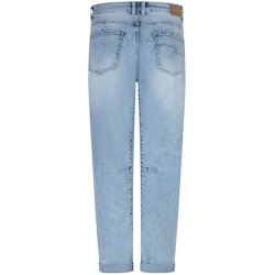 RED BUTTON Damen Jeans SRB4781 Casey Patchpockets – High Rise Slightly Loose Fit in Bleach