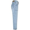 RED BUTTON Damen Jeans SRB4781 Casey Patchpockets – High Rise Slightly Loose Fit in Bleach