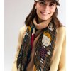 CODELLO Damen Tuch 62T0066 – Leichtes Peanuts Tuch mit Schriftzug