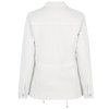 RED BUTTON Damen Robie Jacket SRB4883 – Utility‑Jacke mit Tunnelzug in White