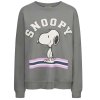 CODELLO Damen Sweater 62B0019-GRY2 – Snoopy Print Sweatshirt in Grau