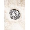 FRIEDA & FREDDIES Damen Fake Fur Weste 266508 – Teddyweste mit Kapuze in Off-White