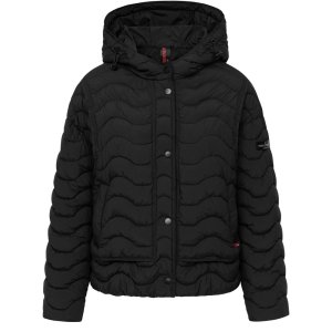 FRIEDA & FREDDIES Damen Jacke Thermolite 266756-99 – Steppjacke mit Kapuze in Schwarz