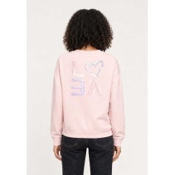 FRIEDA & FREDDIES Damen Sweatshirt 266228 – Sweater mit Tunnelzug in Rosa
