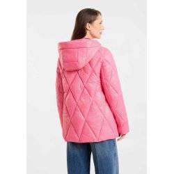 FRIEDA & FREDDIES Damen Jacket 266751 – Fake Down Jacke mit Rautensteppung in Rosa