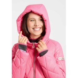 FRIEDA & FREDDIES Damen Jacket 266751 – Fake Down Jacke mit Rautensteppung in Rosa