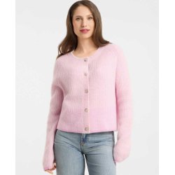 FRIEDA & FREDDIES Damen Cardigan 266347 – Strickjacke mit Knopfleiste in Rosa