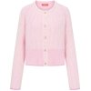 FRIEDA & FREDDIES Damen Cardigan 266347 – Strickjacke mit Knopfleiste in Rosa