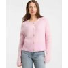 FRIEDA & FREDDIES Damen Cardigan 266347 – Strickjacke mit Knopfleiste in Rosa