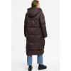 FRIEDA & FREDDIES Damen Thermolite Mantel – Steppmantel in Cocolat mit hohem Stehkragen