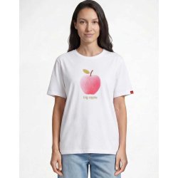FRIEDA & FREDDIES Damen T‑Shirt 266211 – Shirt mit Apfel Print in Rosa