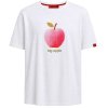 FRIEDA & FREDDIES Damen T‑Shirt 266211 – Shirt mit Apfel Print in Rosa