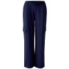 MISS LAGOTTE Damen Hose 99701 – Cargo Hose mit Gummibund in Dunkelblau