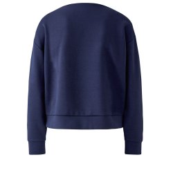 MISS LAGOTTE Damen Sweatshirt 99619 – Sweatshirt mit großem Rundhals in Dunkelblau