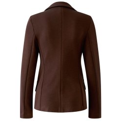 MISS LAGOTTE Damen Blazer 99642 – Blazer mit Reverskragen und Klapptaschen in Schwarz