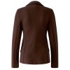 MISS LAGOTTE Damen Blazer 99642 – Blazer mit Reverskragen und Klapptaschen in Schwarz