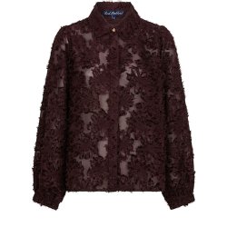 RED BUTTON Damen Bluse SRB5010 – Strukturbluse mit...