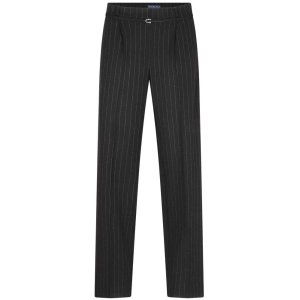 RED BUTTON Damen Hose SRB5050 Cleo – Nadelstreifenhose mit Gürtel