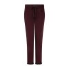 RED BUTTON Damen Hose SRB5023 Tessy Jog – Colour-Hose mit Tunnelzug in Burgundy