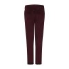 RED BUTTON Damen Hose SRB5023 Tessy Jog – Colour-Hose mit Tunnelzug in Burgundy